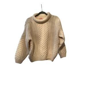 Homecraft Vintage Irish  Chunky Wool Sweater Ireland Medium